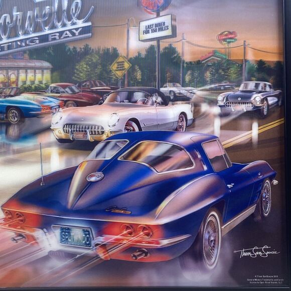 Corvette Sting Ray 3D Hologram Wall Art 13" x 13" GM Official Licensed Product - Picture 5 of 10